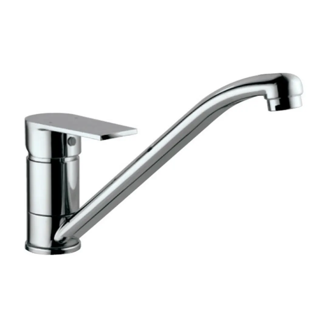 Jaquar table mounted regular kitchen sink mixer Aria ARI-39173B with swinging spout in chrome finish
