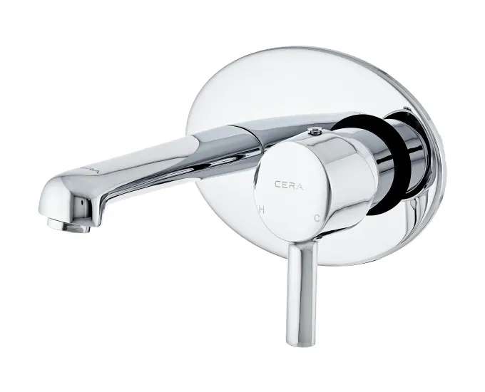 Cera Ripple Basin Mixer, Wall Mounted F1017473
