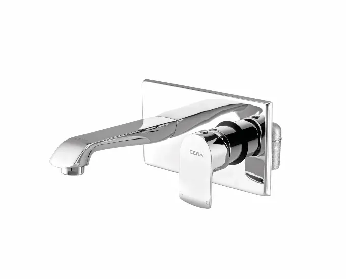 Cera Chromo Basin Mixer, Wall Mounted F1019473