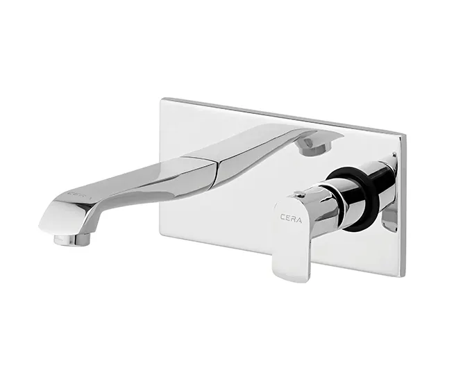 Cera Chromo Basin Mixer, Wall Mounted F1019653