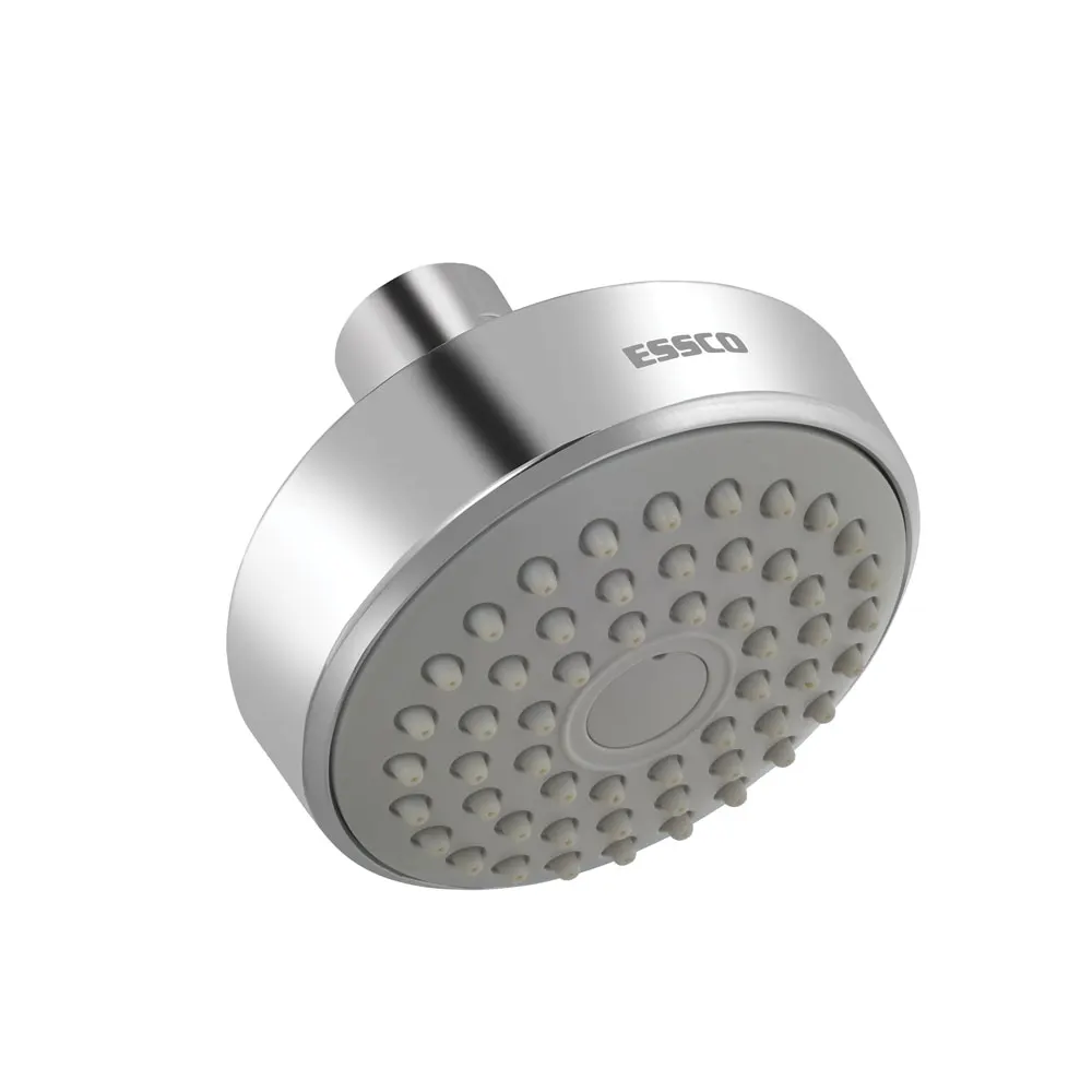 Essco Round Overhead Shower 80mm, Single Flow, ABS Body