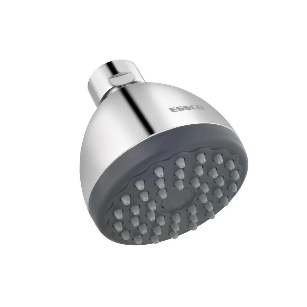 Essco Round Overhead Shower 70mm, Single Flow, ABS Body