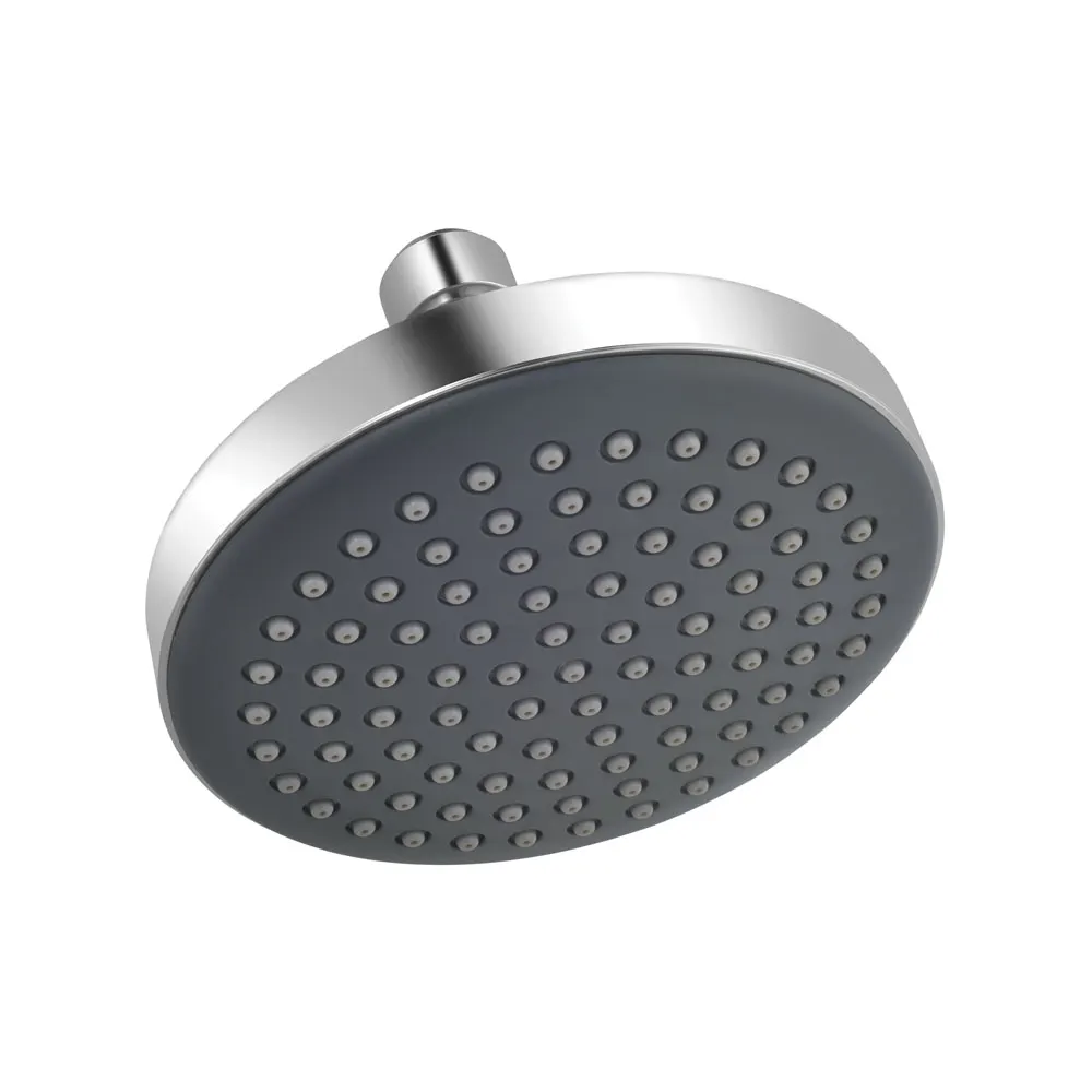 Essco Round Overhead Shower 125mm, Single Flow, ABS Body