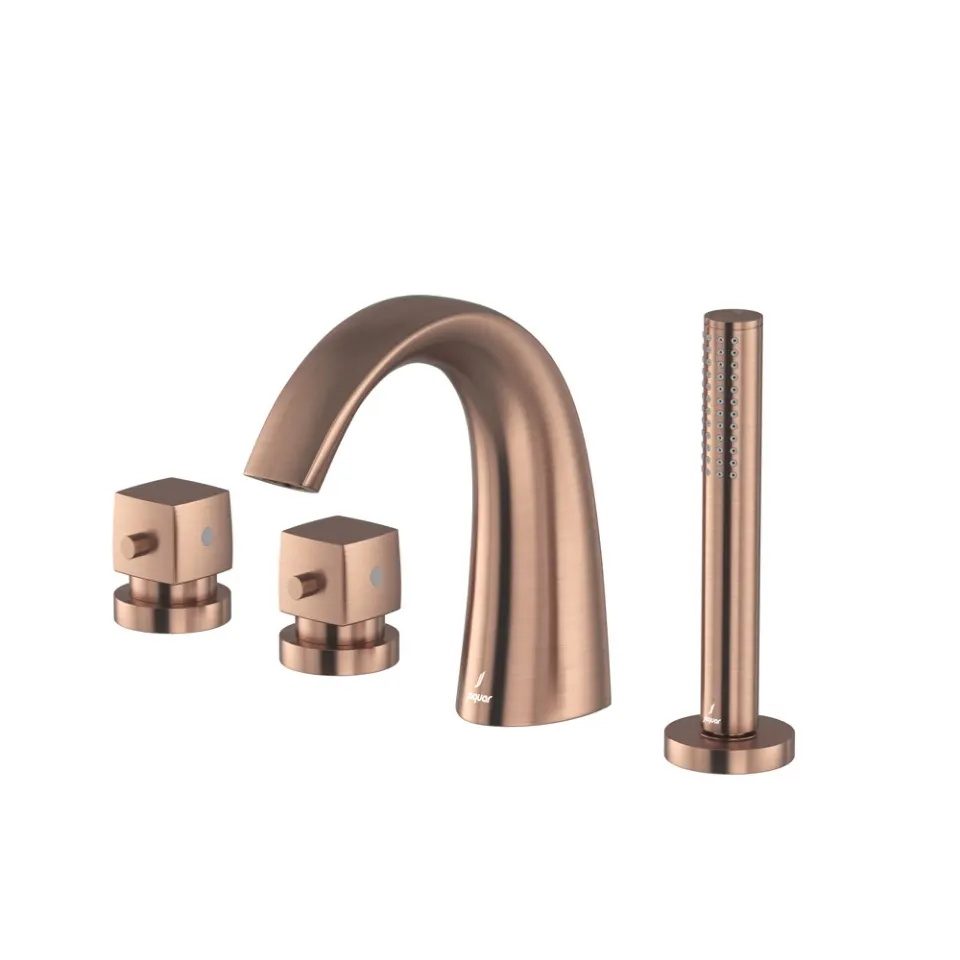 Jaquar 2 Way Thermostatic Bath Filler, 4 Hole Deck Mounted Thermostatic Mixers series