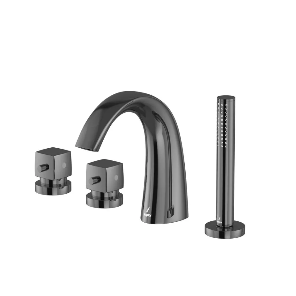 Jaquar 2 Way Thermostatic Bath Filler, 4 Hole Deck Mounted Thermostatic Mixers series