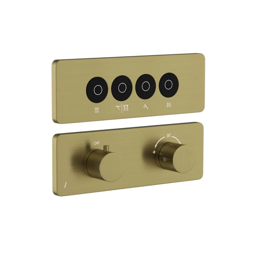 Jaquar Qloud Touch Shower System, 4 Outlets for Rain, Mist, Hand & Body