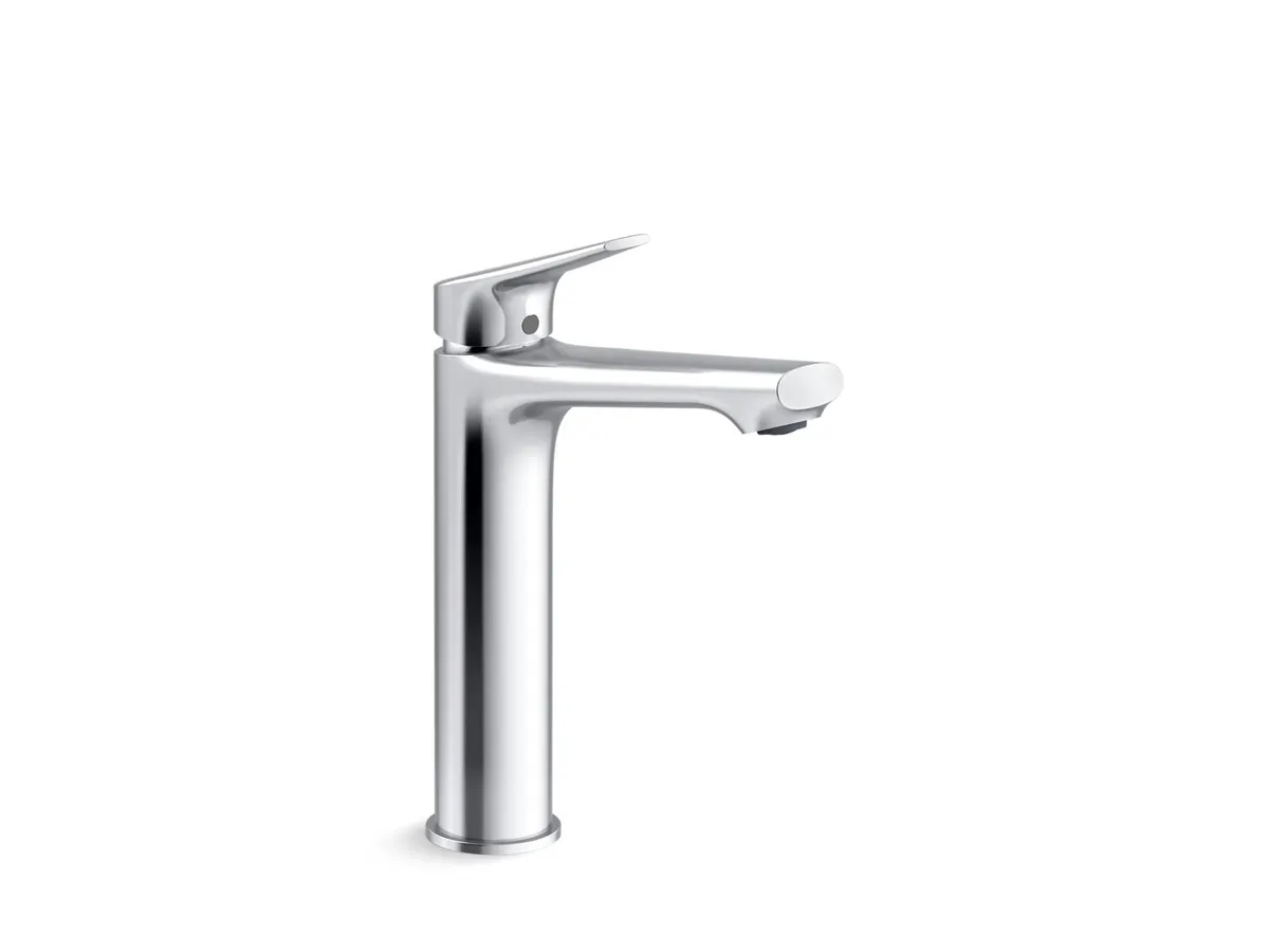 Kohler Apt Curve Tall Boy Deck Mount Basin Mixer K-34038IN-4ND-CP