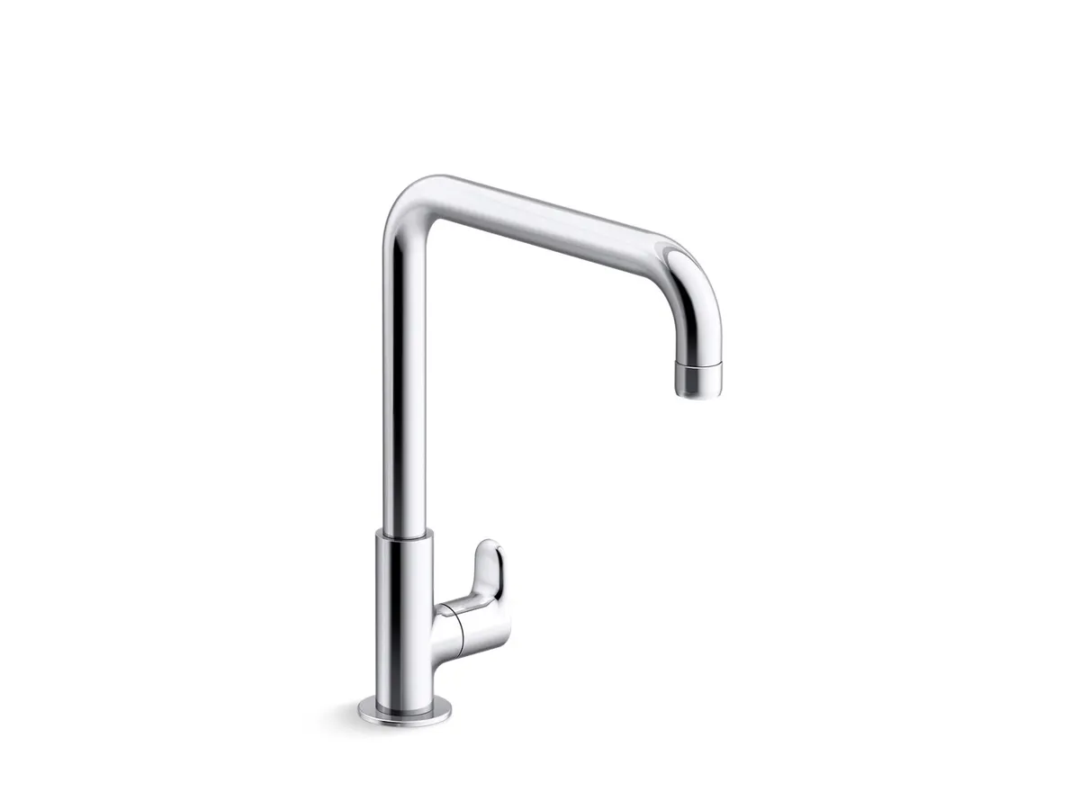 Kohler July Deck Mount Kitchen Sink Tap, Swinging Spout K-20585IN-4-CP