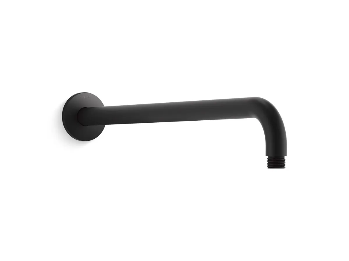 Kohler Round Shower Arm 460mm, Wall Mounted, 22446IN-BL
