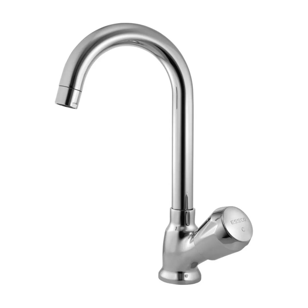 Essco table mounted regular kitchen sink tap Marvel MQT-523S with swinging spout in chrome finish