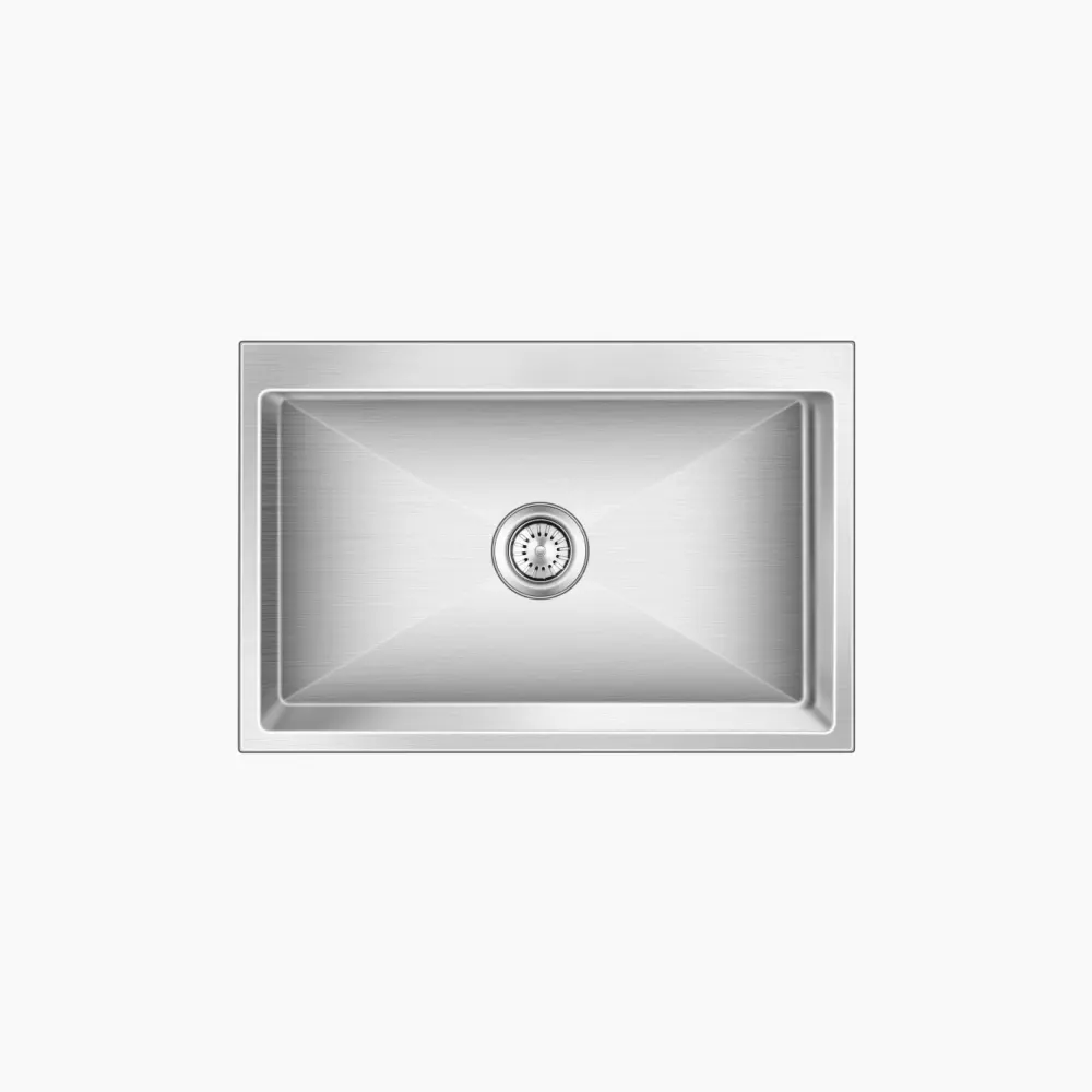Nirali Eden Small Stainless Steel Kitchen Sink, 30 x 19.5 in