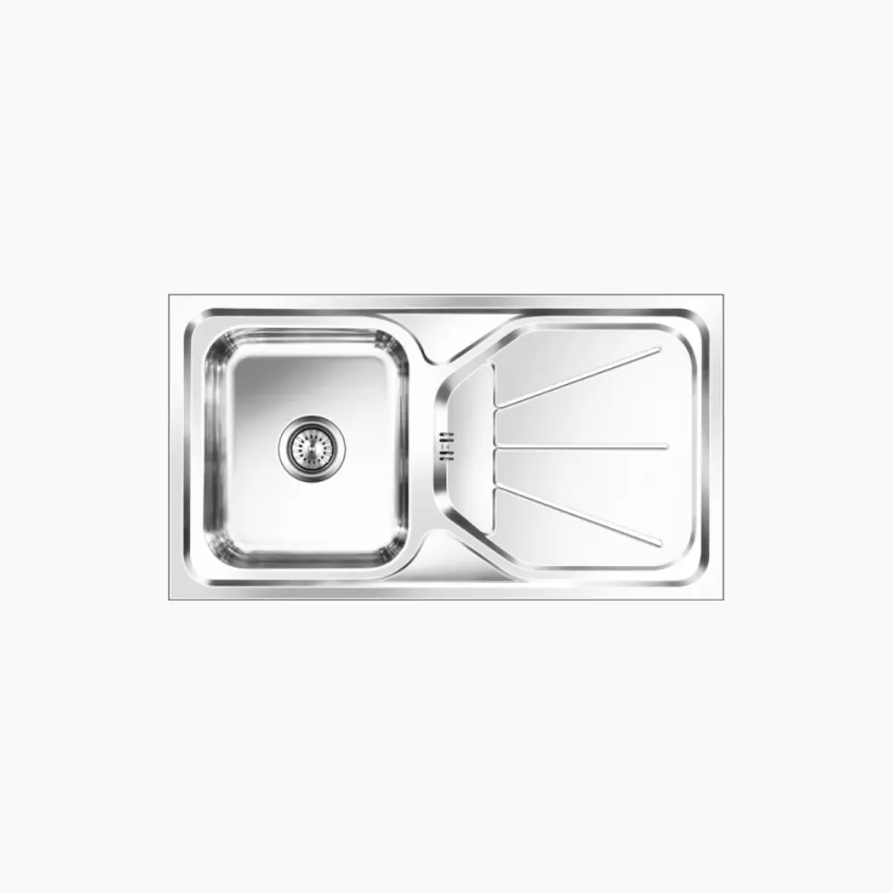 Nirali Elegance Unique Big Stainless Steel Kitchen Sink, 41 x 20 in
