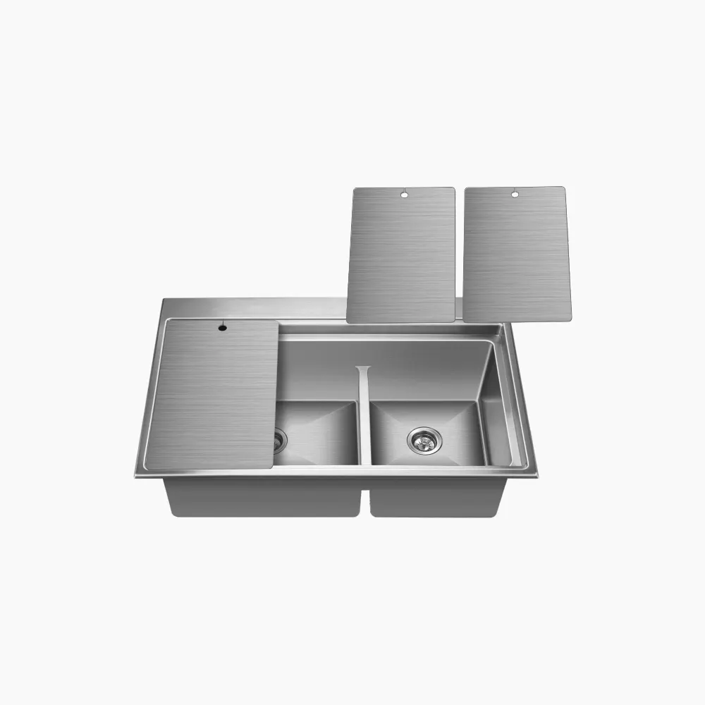 Nirali Exa Stainless Steel Kitchen Sink, 31.5 x 19.5 in