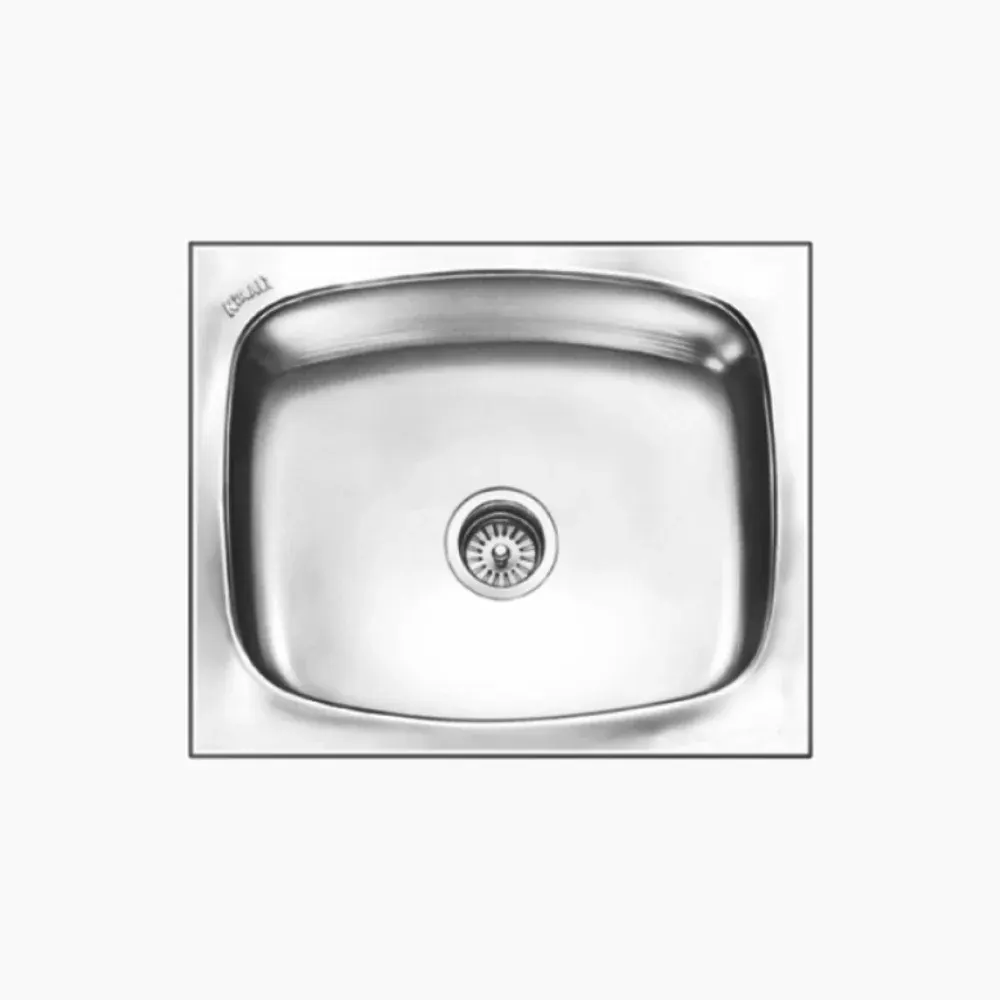 Nirali Glister Big Stainless Steel Kitchen Sink, 20 x 17 in