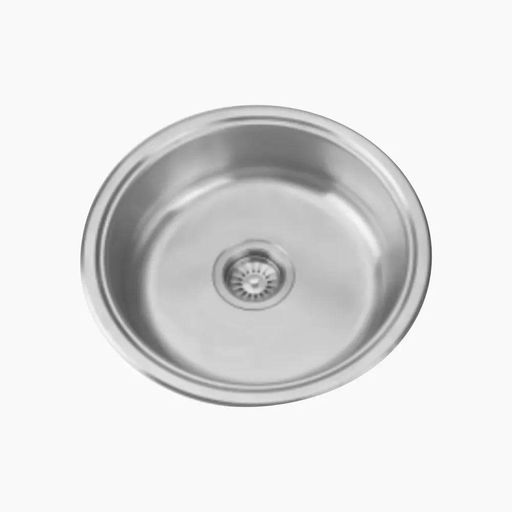 Nirali Rois Round Stainless Steel Kitchen Sink