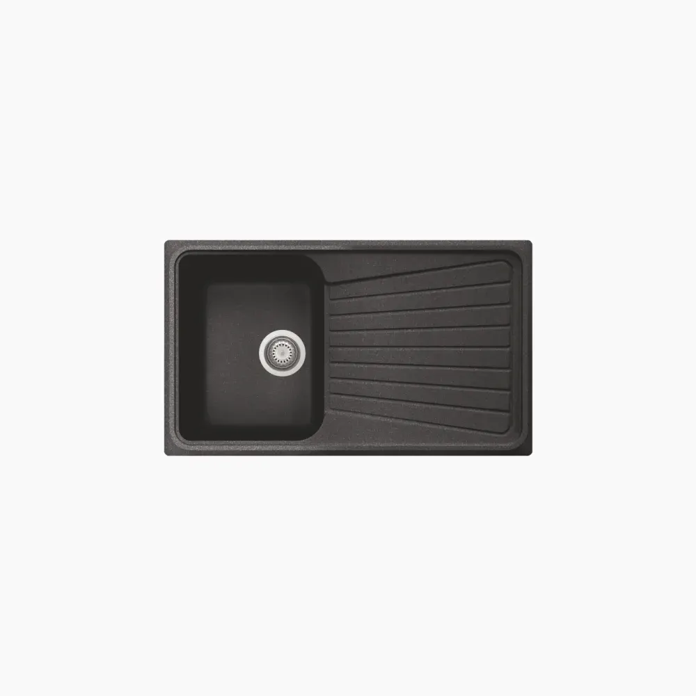 Nirali Spazio LV-1 Quartz Kitchen Sink, 34 x 19.68 in