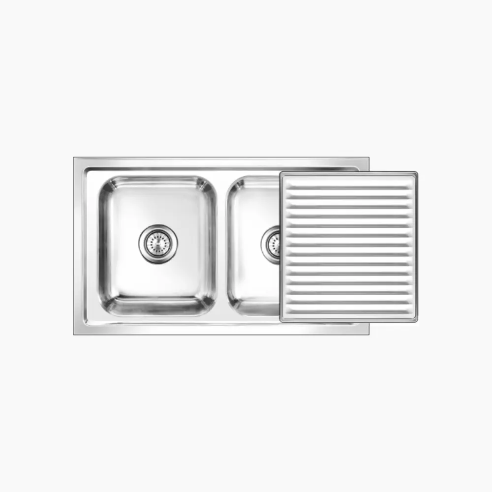 Nirali Super Slider Big Stainless Steel Kitchen Sink, 33.5 x 20 in
