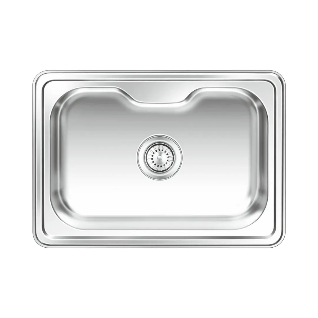 Nirali stainless steel sink d'signo range eureka Delux big ( 31.5 x 20 inches )