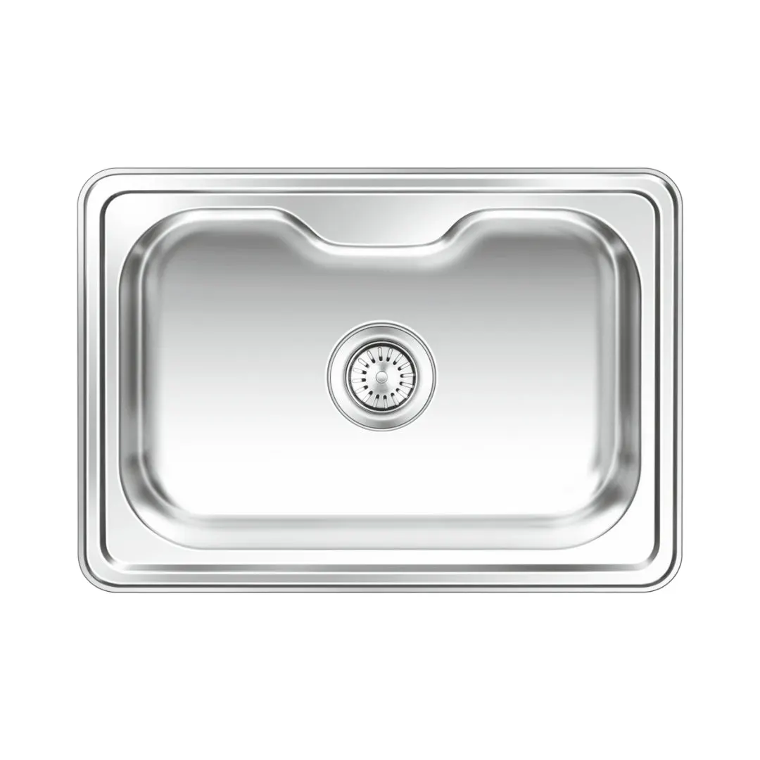 Nirali stainless steel sink d'signo range eureka Delux big ( 31.5 x 20 inches )