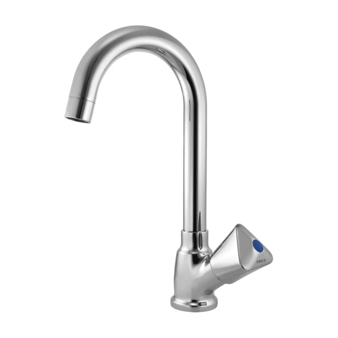 Essco table mounted regular kitchen sink tap Tropical TQT-523S with swinging spout in chrome finish